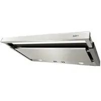 NOVY 663 uitschuifkap 60 cm inox