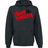 Iron Maiden Trui met capuchon - Est. 1975 - S tot XL - voor Mannen - zwart - Maat XL