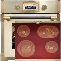 Kaiser Pyrolytische Inbouwoven EH 6427 ElfAD 73L, 60 cm+ KCT 6185 RotEm inbowelektrische kookplaat 60 cm