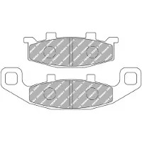 FERODO Remblokset FDB481EF voorkant, achter