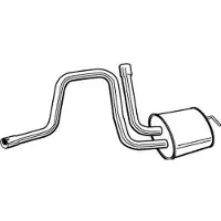 VEGAZ FS-584 Uitlaat middendemper