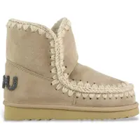 Mou Dames Laarzen Eskimo 18 Glitter Logo - Beige - Maat 39