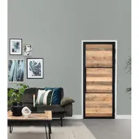 Barnwoodweb Binnendeur Staal met Barnwood - 3 vaks