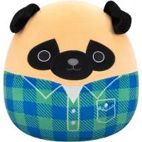 Squishmallows Knuffel - 30 cm - Prins Mopshond - - OneSize - Knuffels