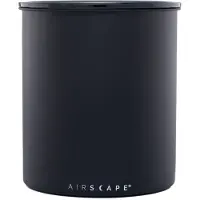 Planetary Design - Airscape - LET OP 1 Kilo! - Koffiebonen - Voorraadpotten - Vacuuum - Koffie - Staal - Mat Zwart - Check afmeting: Groot!