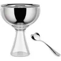 Alessi IJscoupe BIG LOVE, met lepel, grijs,