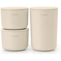 Brabantia ReNew Opbergpotjes Set - 3-delig - Soft Beige