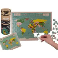 Out of the blue Ootb Puzzel Wereldkaart 1 St