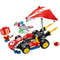 LEGO Super Mario: Mario Kart – Standaardkart Auto Speelgoed voor Kinderen uit de Game 72032