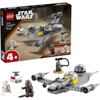 LEGO Star Wars Mando en Grogu’s N-1 Starfighter - 75410