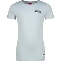 Vingino T-shirt lichtblauw Jongens Katoen Ronde hals Effen - maat 128