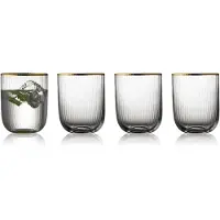 Lyngby Glas Tumbler Glas Palermo Gold 350 ml (4-delig)