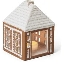 Kähler Gingerbread kandelaar small 11 cm Bruin