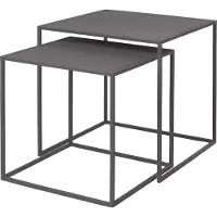 Blomus Bijzettafel Fera Steel Gray (2-Delig)