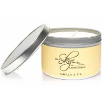 Isle of skye candle company Geurkaars VANILLA & FIG, brandduur 30 uur, reisverpakking,