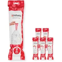 Brabantia PerfectFit afvalzak 120 zakken Model Y, 20 l