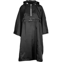 Ralka Regenponcho Waterdicht & Reflectie - Zwart - Volwassenen