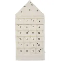 Ferm Living Star adventskalender huis 100 cm Zand