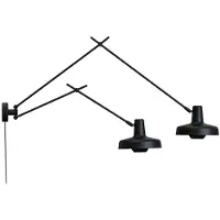 Grupa Products Wandlampe , Arigato, Zwart, Werkkamer / Kantoor, Metaal