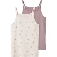 Name it Onderhemd olijfgroen / mauve / rosa / pastelroze