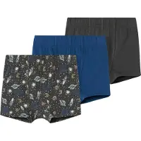 Name it Onderbroek 'Iron Space' lichtblauw / donkerblauw / geel / antraciet