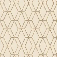 Dutch Wallcoverings Wallstitch/Bs1 Hexagonal - Beige