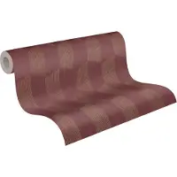 A.S. Création Geo Effect rood behang | 385925