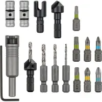 Wolfcraft - Flipbit set - Alles in 1 - 17 delig - 3086000