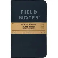 Field Notes Pitch Black Notebook FN-35 Dot-Graph 2-Pack, notitieboekjes