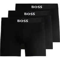 BOSS Boxershorts zwart / wit