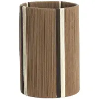 Light & Living Lampenkap Medan - Donkerbruin - Ø20cm - Modern