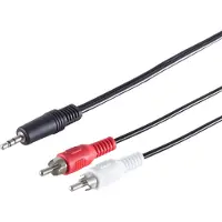 Shiverpeaks Klinkenst. 3,5mm Stereo/ 2 Cinchstecker 15m