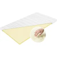 Densi - Topper - Topdek Matras - 90x200 - 9cm dik - Traagschuim - Nasa - Afritsbare hoes - Premium hotelkwaliteit