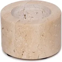 Mooisa - Travertine waxinelichthouder S Ø6x4cm