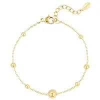 Yehwang Armband - - Goud - Bolletjes - Statement armband - Stainless steel - Sieraden