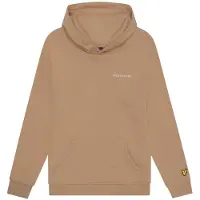 Lyle & Scott Jongens Truien & Vesten Script Embroidered Hoodie - Zand - Maat 128/134