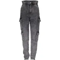 Frankie & Liberty Meisjes Jeans Bird Cargo - Donkergrijs - Maat 128