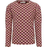 LOOXS Longsleeve retro lila voor meisjes in de kleur