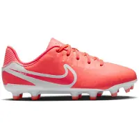 Nike Tiempo Legend 10 Academy Gras / Kunstgras Voetbalschoenen (MG) Kids Felrood Wit