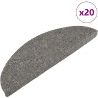 vidaXL Trapmatten zelfklevend 20 st 65x22,5x3,5 cm grijs