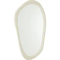 J-Line Wall mirror moderna mdf/mirror white large