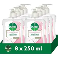 Dettol Handzeep Hypoallergenic 250ml - 8 stuks - Voordeelverpakking