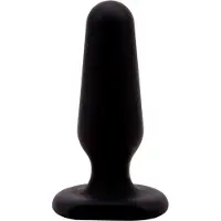 CHISA Black Mont - Beginners Butt Plug - 6.5 cm