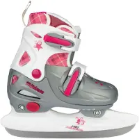Nijdam Kunstschaatsen Junior (verstelbaar) Zilver - Wit - Roze 38-40