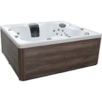 Badstuber Catania outdoor whirlpool 5-persoons wit