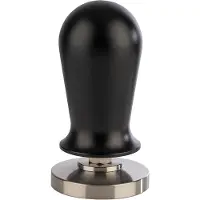 OEM RVS espresso tamper, 51 mm, zwart