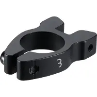 Bbb Cycling Zadelpenklem CarrierClamp - Schroefbare Zadelpenklem Aluminium - 31.8mm - Zwart - BSP-99