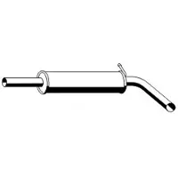 VEGAZ SKS-33ERNS Uitlaat middendemper