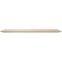Furniture Legs Europe Wandplank eiken 140 bij 20 cm van 3 cm dik massief hout met verjongde facetrand - Zwevend te monteren
