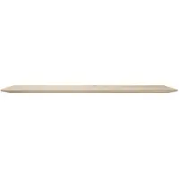 Furniture Legs Europe Wandplank eiken 170 bij 20 cm van 3 cm dik massief hout met verjongde facetrand - Zwevend te monteren